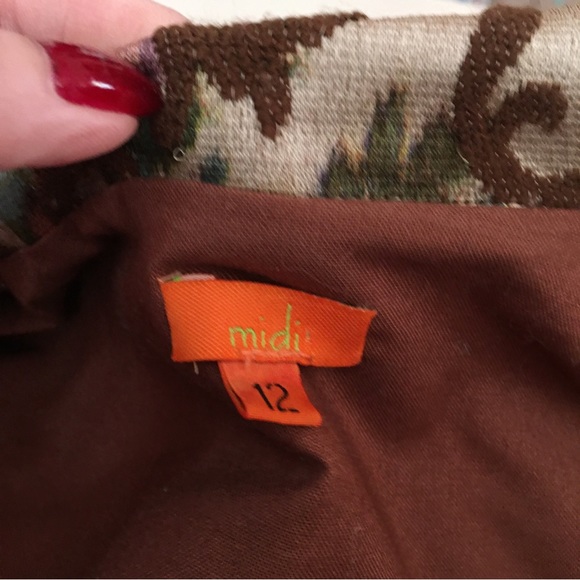 Vintage 90 Y2K Victorian Tapestry Shrunken Baby Doll croquet girl Cropped Blazer - Picture 12 of 16